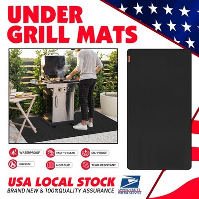 Hearth Rugs Fireproof Mats Fire Pit Mat For Wood Stove Fireplace Fire 48''x90''
