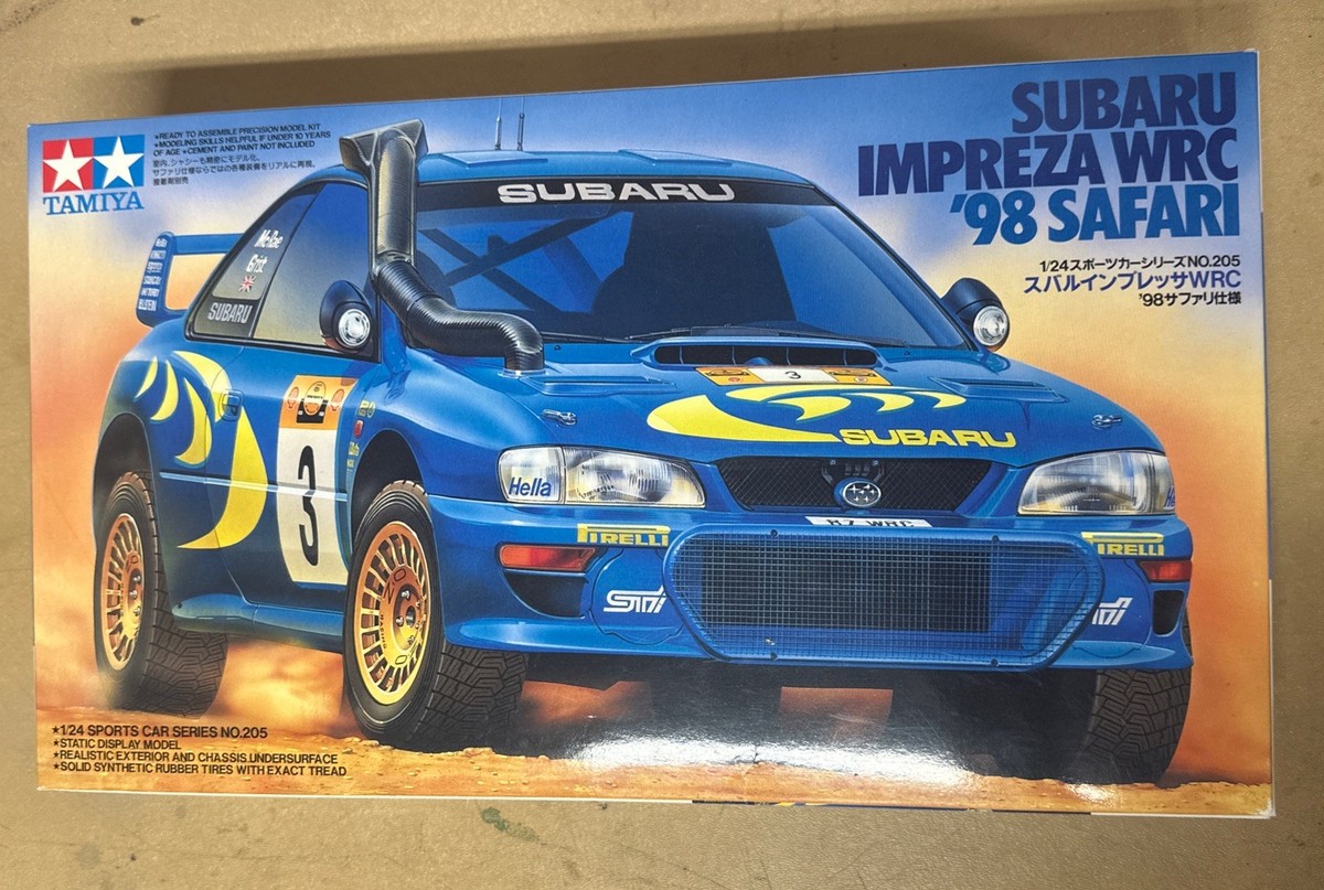 タミヤ 1/24 スポーツカーシリーズ No.205 スバル インプレッサ WRC サファリ プラモデル 24205 Tamiya 24205 1/24 Scale Subaru Impreza WRC '98 Safari | eBay