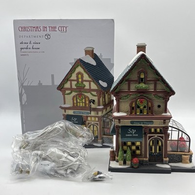 Dept 56 6000572 Christmas in City Limited Edition Stems & Vines Garden House CIC