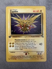 Zapdos [1st Edition] #30 Prices | Pokemon Fossil | Pokemon Cards