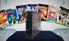 Nintendo Wii Console with AVE-HDMI / WiiDual Like / Crystal Clear - Fast Ship 