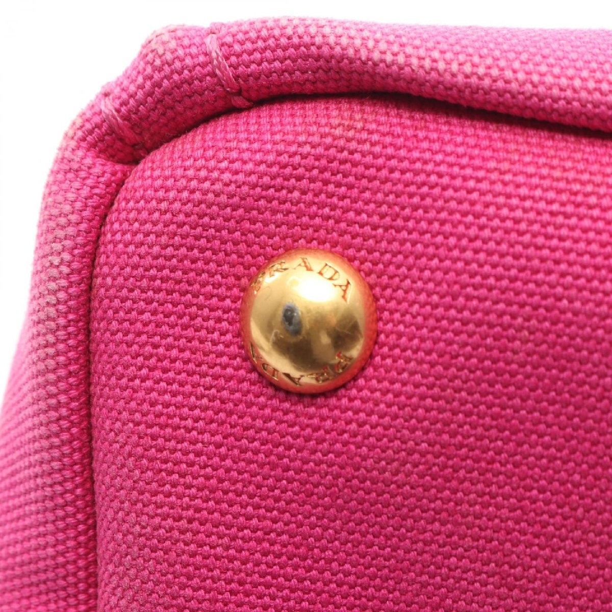 PRADA CANAPA  Canvas Tote Bag Used Ladies from japan thumbnail 7