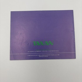 Nintendo NES Instruction Manual Star Soldier