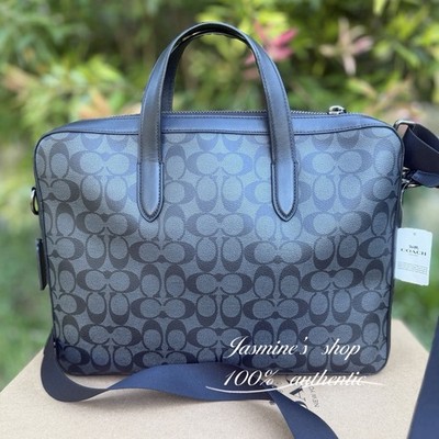 NWT Coach Penn Brief In Signature Canvas c2837 Value Price reduced
