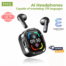 HTC NE70 Earphones Bluetooth V6 TWS AI Translator Earbud Noise Reduction