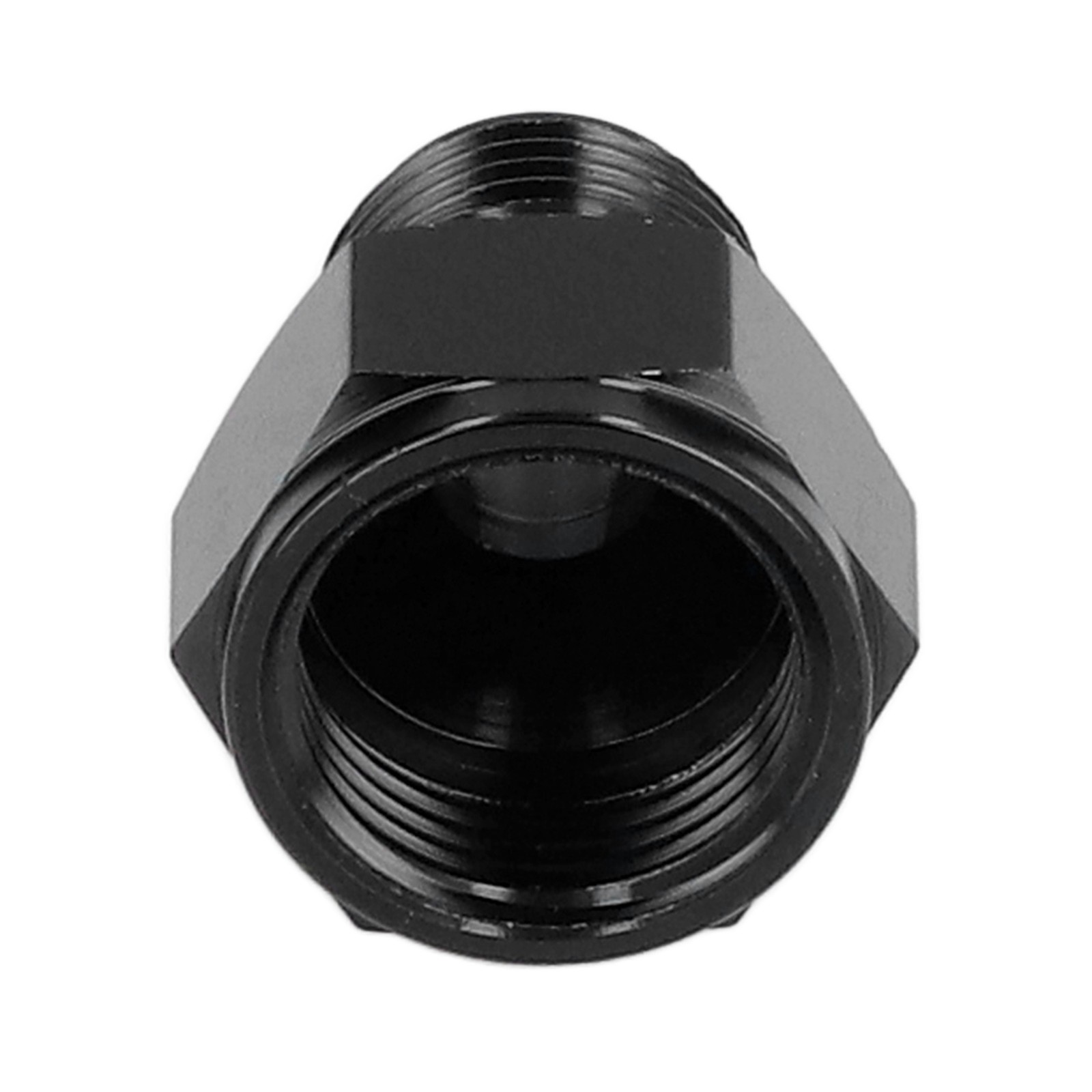 Pipe Reducer Adapter Straight AN10 Female To AN8 Male Aluminium Alloy Black