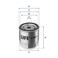 UFI ÖLfilter 23.105.00 Anschraubfilter FüR CitroËN Peugeot Dyane 10C AMI CV 309