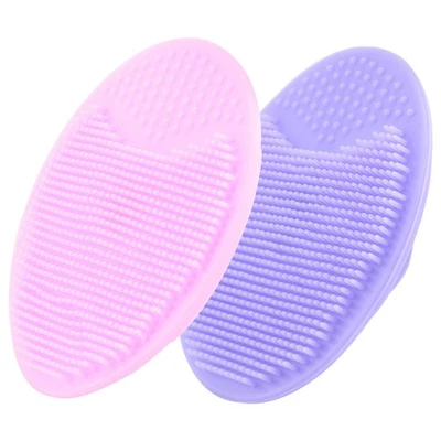 2 Stücke Spa Silikon Schönheit Waschen Pad Haut Peeling Reinigung Pad Wasch9347 - Bild 1 von 4
