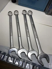 CRAFTSMAN BOX END/OPEN END WRENCH Forged in USA  1"  1  1/16"  1 1/8 1  1/4"