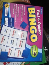 Lakeshore Fact and Opinion Bingo Ages 7 36 Bingo Cards Gently Used