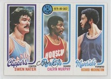 1980-81 Topps Swen Nater Calvin Murphy Richard Washington #70-17-219 HOF 0d08