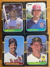 1987 Donruss Pick & Choose - 441-660 - Complete Your Set