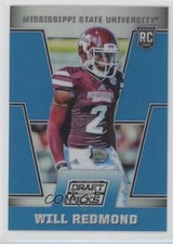 2016 Panini Prizm Collegiate Draft Picks Blue Will Redmond #214 m5e