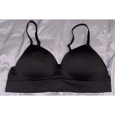 No Boundaries Black Wirefree Contour Cup Comfort Bra, Size Small