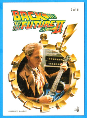まくふらい Marty McFly 1989 Topps Back To The Future 2 Sticker # 7 (nrmt) | eBay