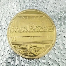 * 100 PCS Jesus Christ & Last Supper Gold Plated Coin *Great Religious Keepsake"