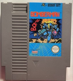 Vintage HUDSON SOFT Nintendo NES Bomber Man Boxed 1985 Video Game RARE
