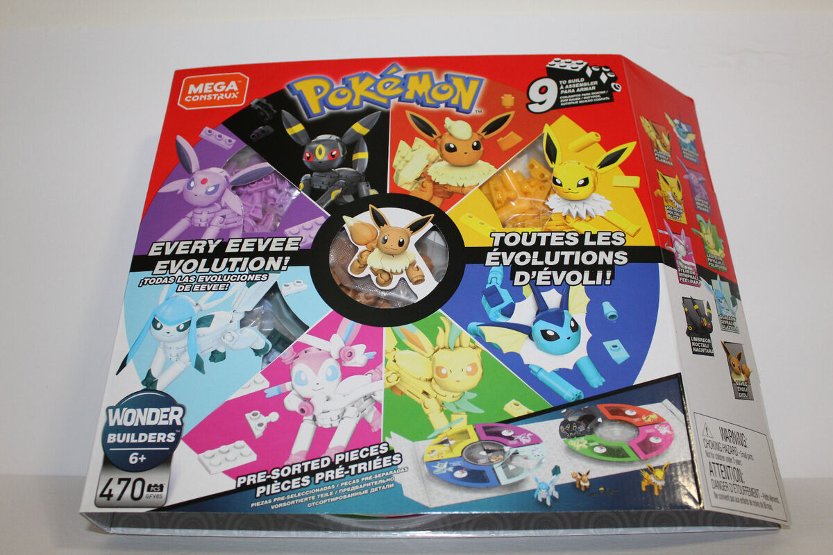 Eevee and Evolutions Construction set Pokémon Mega Construx