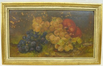 (B190) Ölgemälde ''Stillleben mit Früchten'' Monogramm J.W./ Josefine Will- Bosch