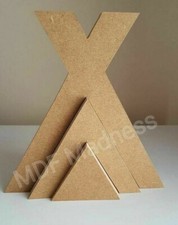 FREE STANDING MDF 3D WIGWAM STACKER. WOODEN CRAFT SHAPE