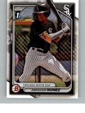 2024 Bowman Abraham Nunez BP-56 Prospects Chicago White Sox