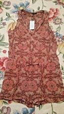 NWT Sanctuary XS Boho Patterned Short Romper