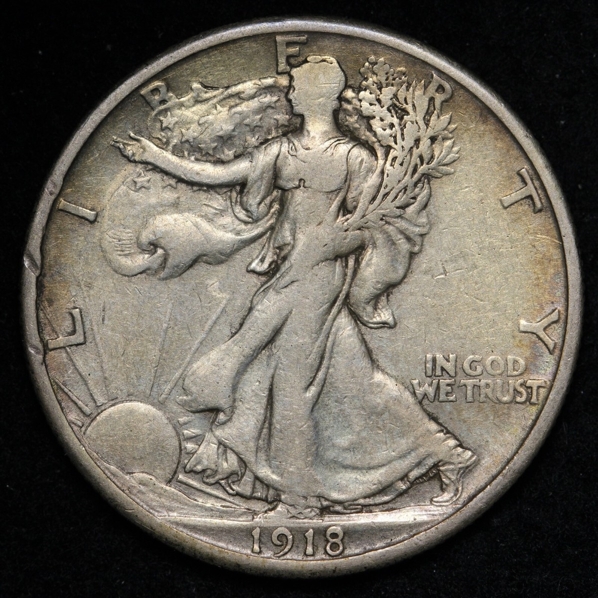 1918-S Walking Liberty Silver Half Dollar CHOICE AU E133 WMX | eBay