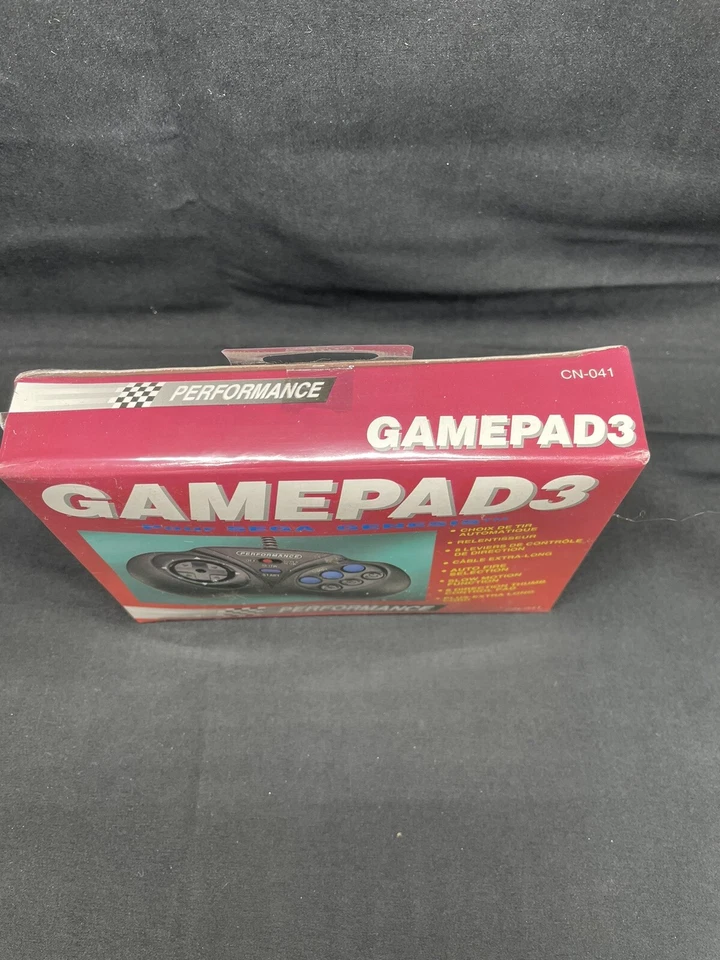PERFORMANCE SEGA GENESIS GAME Pad 3 ORIGINAL BOX CN-041 - Image 3 of 4