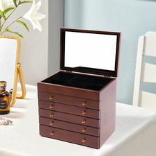 Large Jewelry Box Organizer for Women Girls Jewelry Storage Case with Drawers US