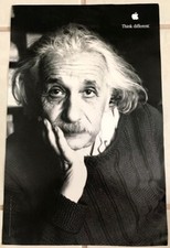 Einstein "Questoner" Apple Think Different Advertising Campaign  Genius  Poster