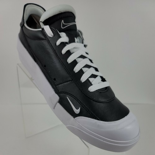 nike drop type black white