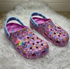 Crocs Lisa Frank Rainbow Unicorn Taffy Pink/Rose Women s Size 7