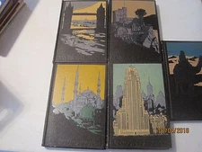 Set of 6 - Lands & Peoples 1951 The Grolier Society Beautiful Books Photos jk151
