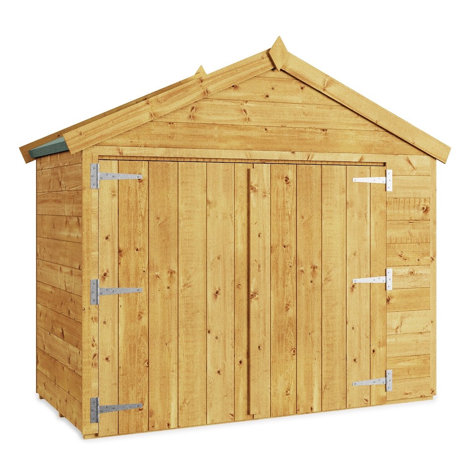 Wooden Garden Storage Shed Outdoor Apex Bike Store BillyOh Mini Master ...