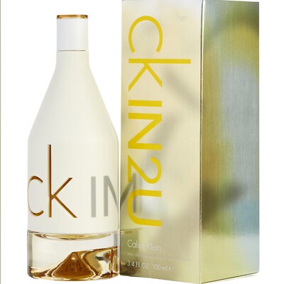 Calvin Klein CKIN2U Eau de Toilette Spray 3.4 FL OZ - Made in USA   