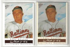 Earl Weaver 2003 Topps Gallery HOF - Base & Artist Proof - # 48 / Orioles