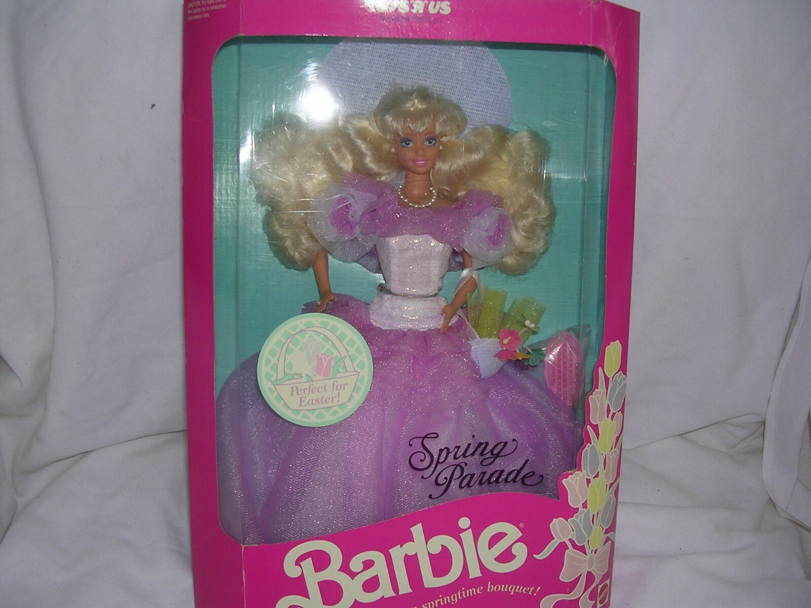 Vintage Mattel 1991 Toys R Us Ltd Ed. Spring Parade Barbie Doll #7008 ...