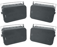  4 Rockville HP65S-8 6.5" Black Outdoor/Indoor Home Theater Swivel Speakers