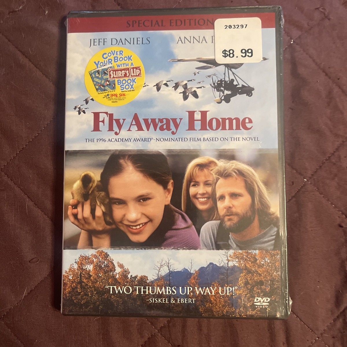 NEW & SEALED Fly Away Home Special Edition Jeff Daniels Anna
