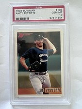1993 Bowman - Andy Pettitte #103 (RC)