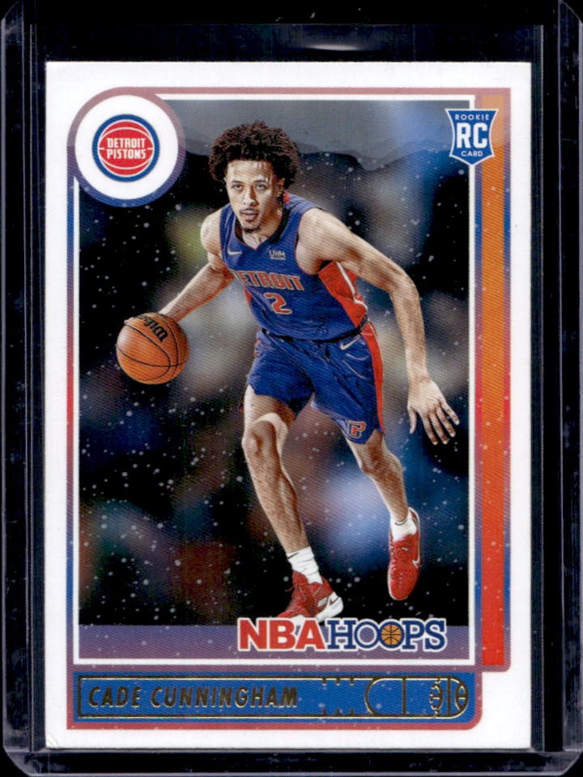 2021-22 Hoops Winter Cade Cunningham RC Rookie #201 Pistons