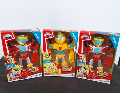 Transformers Bumblebee Hot Rescue Bots Playskool Heroes Academy Mega Mighties