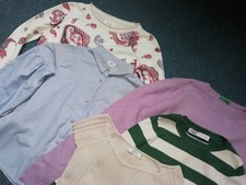 10 x Marken Kleidung Mädchen Jungen Kinder Paket Hosen Pullover Kleider Jacken