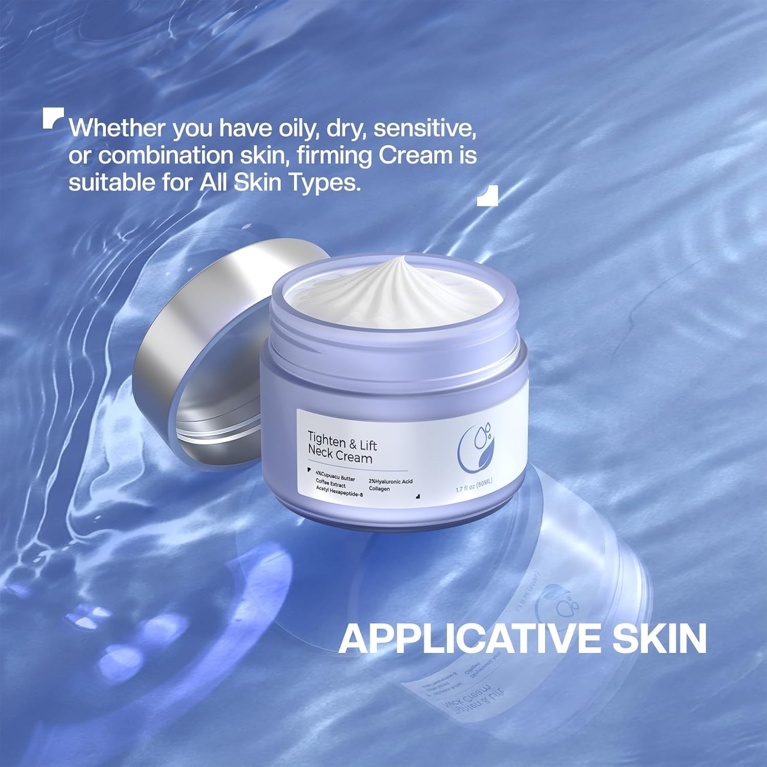 Go New Pure Beauty Tighten & Lift Neck Firming Cream - Anti-Aging Neck Creams fo