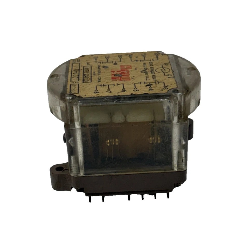 РЕЛЕ ARROW HART ЗОЛОТОЕ СКЛЕЕННОЕ MTU00420 MAX 10 A 300 V.A.C. КАТУШКА ВОЛЬТ 110-120 - Изображение 4 из 4