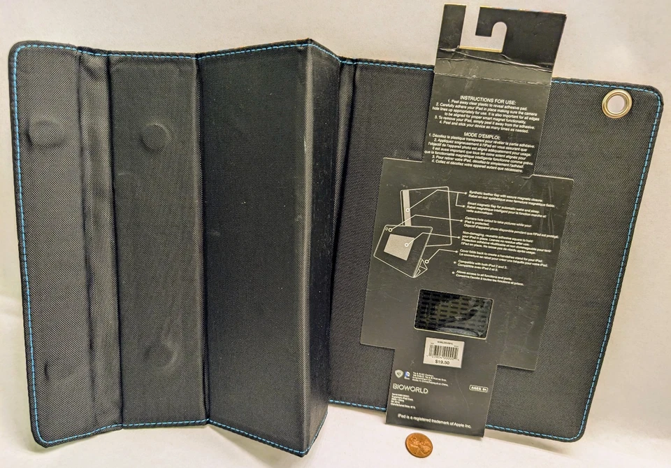 DC Comics.iPad (2/3) FUNDA PLEGABLE.Wake,Sleep.Bioworld Vintage Batman Superman Foto 4 de 4