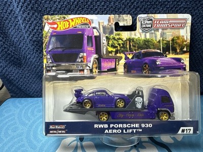 ミニカー RWB PORSCHE 930 & AERO LIFT Hot Wheels Premium Team Transport 17 RWB PORSCHE 930 AERO LIFT