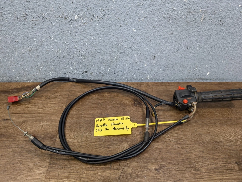 Conjunto de tubo de acelerador interruptor de arranque/killswitch OEM Honda Goldwing GL1100 1980-1983 Foto 2 de 4