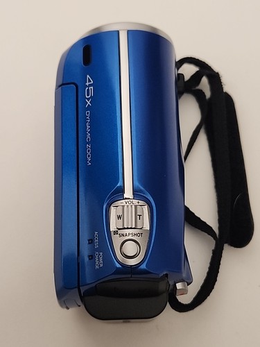 JVC Everio GZ-MS215AA Blue LCD Screen Dual Memory 45x Dynamic Zoom Camcorder - Picture 10 of 18