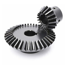 Bevel Gear 1/1.5/2 Mod 15-40 Teeth 1:2 Transmission Gears Bevel Teeth 90 Steel